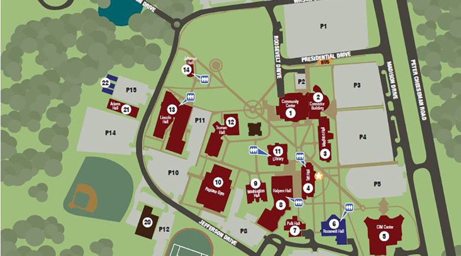 Rutgers Camden Campus Map